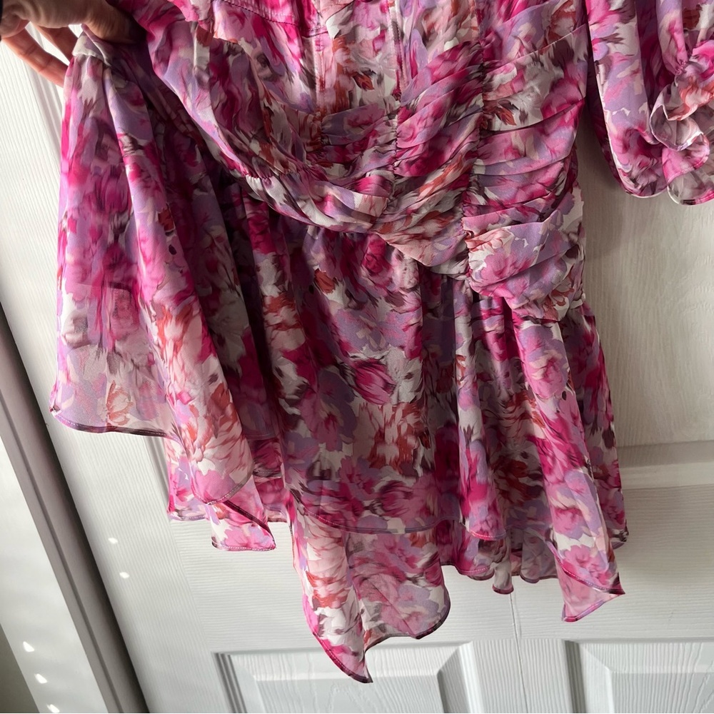 For Love and Lemons Sofia Mini Dress Size Small - Picture 6 of 11